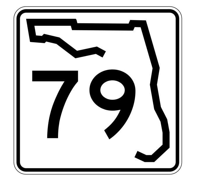 Florida State Road 79 Sticker Decal R1412 Highway Sign - Winter Park Products