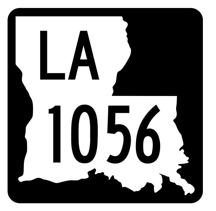 Louisiana State Highway 1056 Sticker Decal R6315 Highway Route Sign