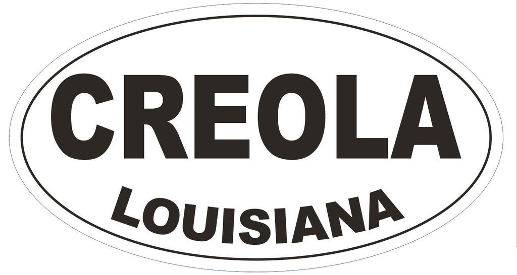 Creola Louisiana Oval Bumper Sticker or Helmet Sticker D3810 – Winter ...