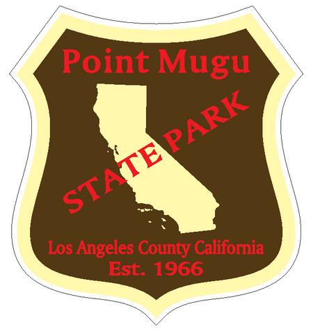 Point Mugu State Park Sticker R6683 California