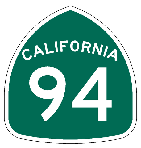 California State Route 94 Sticker Decal R995 Highway Sign Road Sign - Winter Park Products