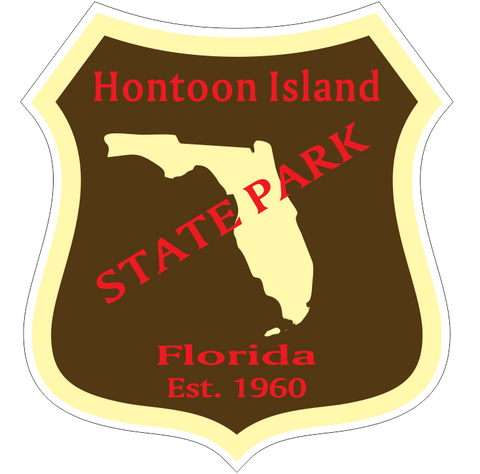 Hontoon Island Florida State Park Sticker R6740