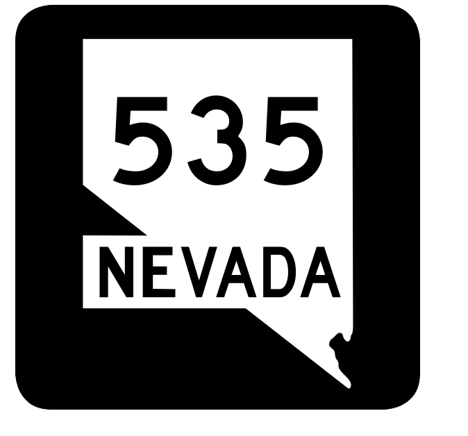 Nevada State Route 535 Sticker R3088 Highway Sign Road Sign