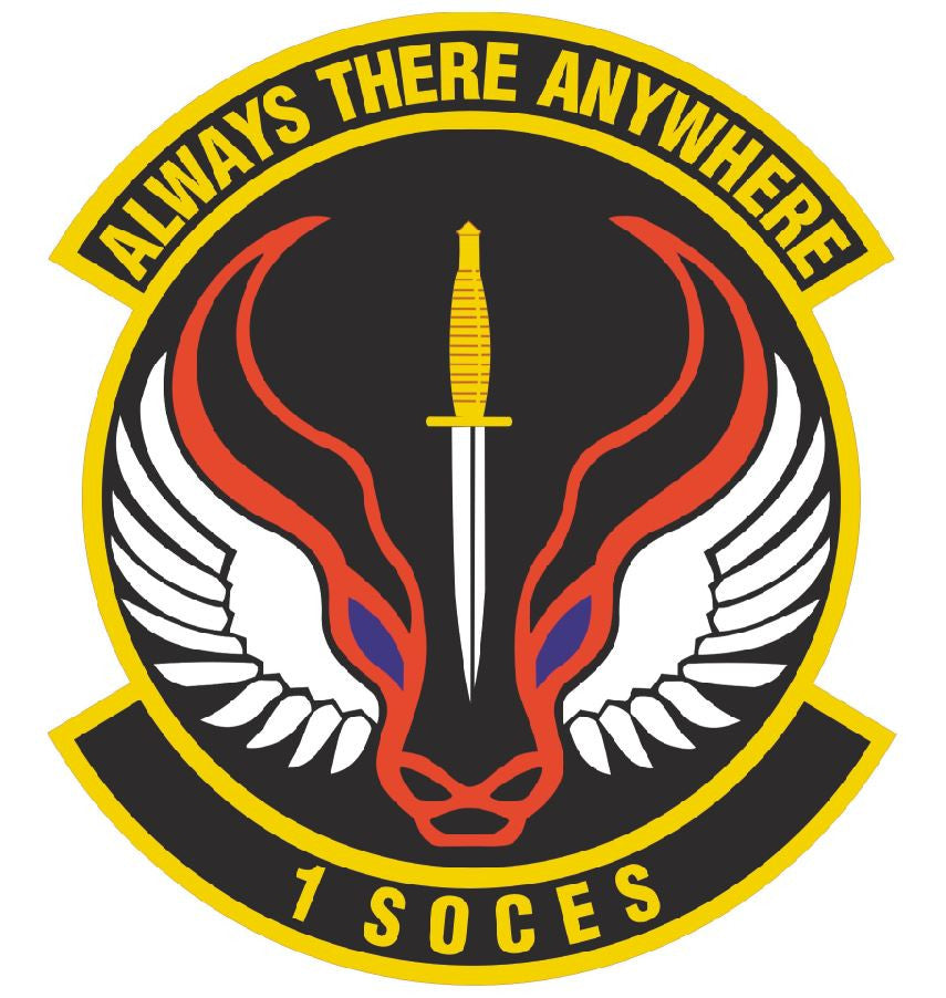 1ST SPECIAL OPERATIONS CIVIL ENGINEER SQUADRON Sticker Armed Forces Decal M310 - Winter Park Products