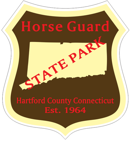 Horse Guard Connecticut State Park Sticker R6896