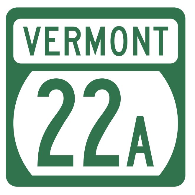 Vermont State Highway 22A Sticker Decal R5279 Highway Route Sign