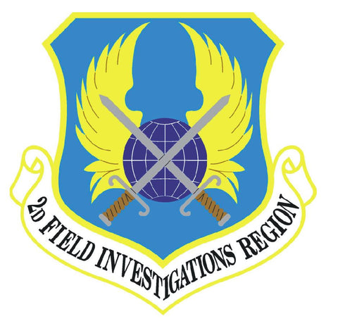 2nd FIELD INVESTIGATIONS REGION Sticker / Military Decal M320 - Winter Park Products