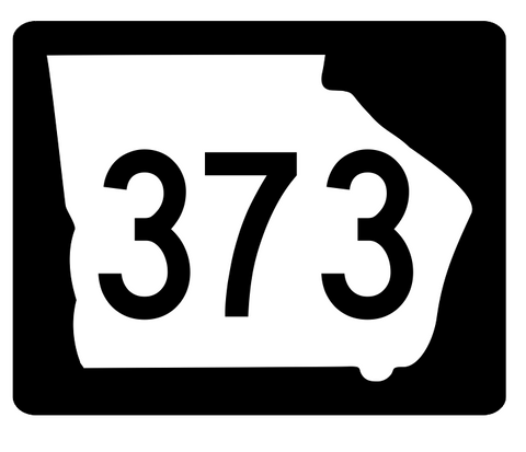 Georgia State Route 373 Sticker R4034 Highway Sign Road Sign Decal