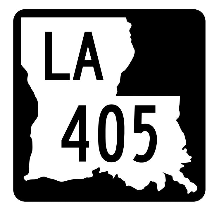 Louisiana State Highway 405 Sticker Decal R5936 Highway Route Sign