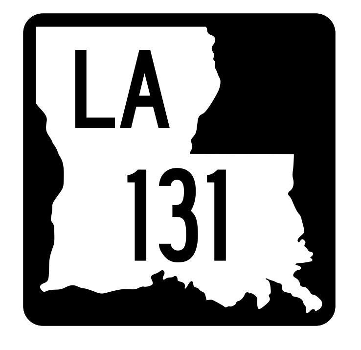 Louisiana State Highway 131 Sticker Decal R5847 Highway Route Sign