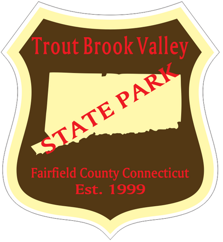 Trout Brook Valley Connecticut State Park Sticker R6949