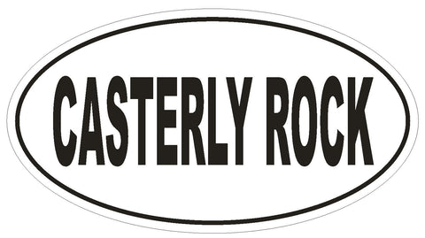 CASTERLY ROCK Oval Bumper Sticker or Helmet Sticker D1968 Euro Game of Thrones - Winter Park Products