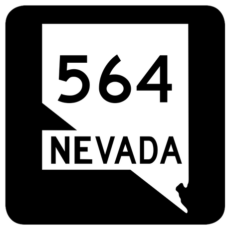 Nevada State Route 564 Sticker R3090 Highway Sign Road Sign