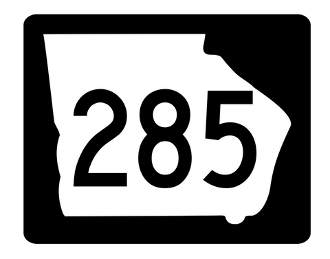 Georgia State Route 285 Sticker R3949 Highway Sign