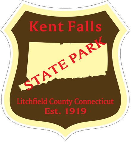 Kent Falls Connecticut State Park Sticker R6902