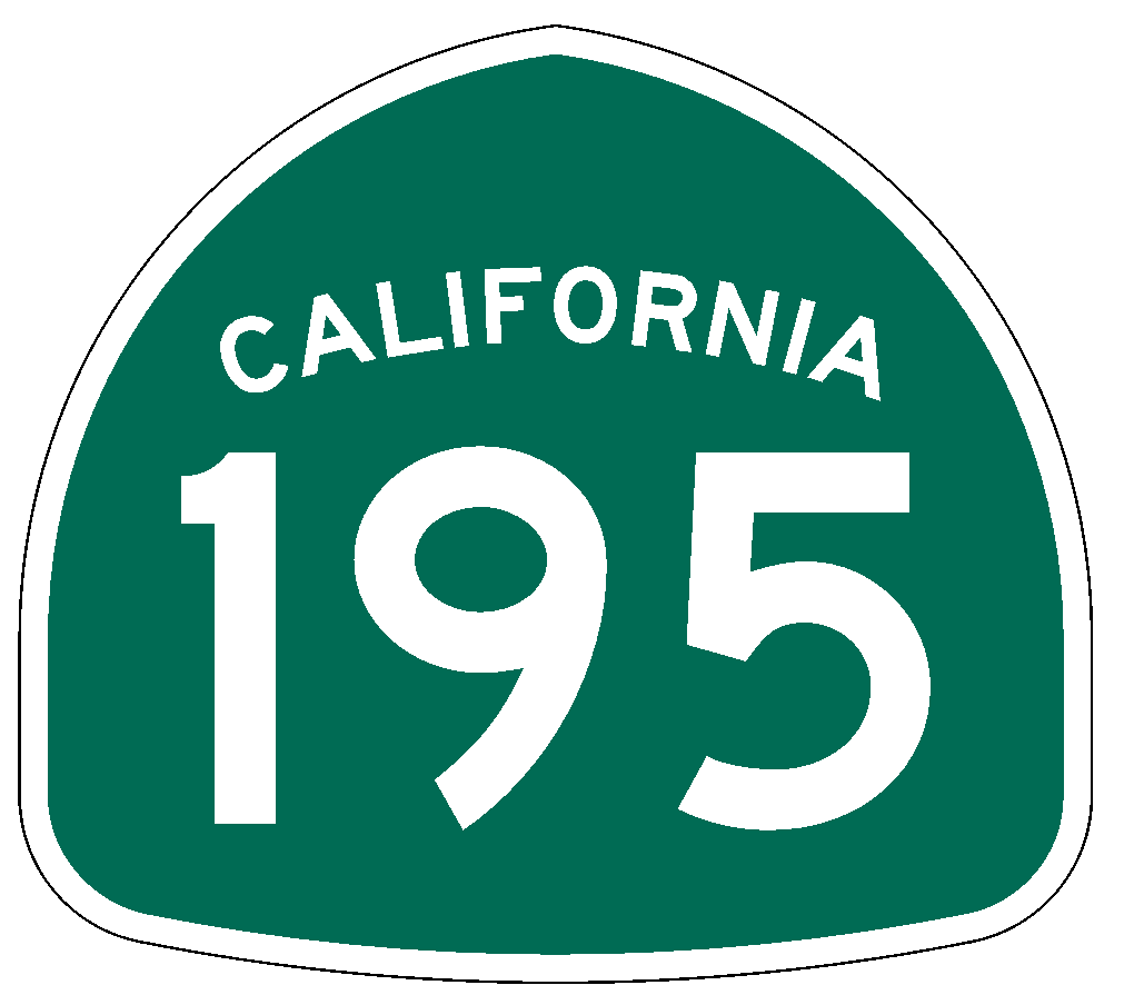 California State Route 195 Sticker Decal R1021 Highway Sign Road Sign - Winter Park Products