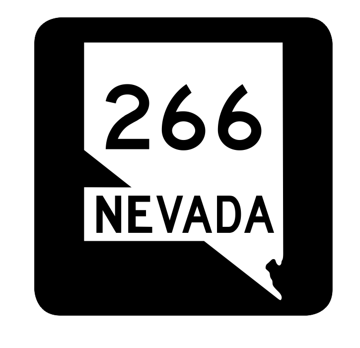 Nevada State Route 266 Sticker R3018 Highway Sign Road Sign