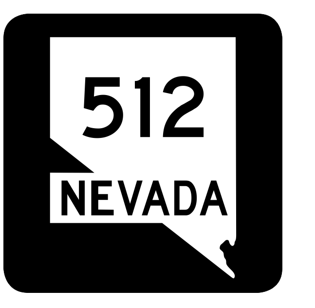 Nevada State Route 512 Sticker R3079 Highway Sign Road Sign