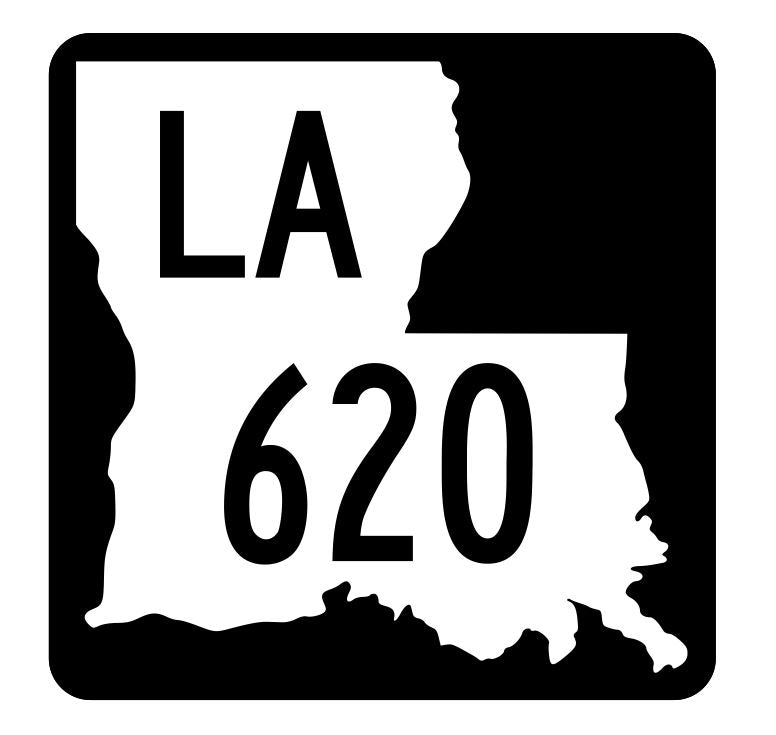 Louisiana State Highway 620 Sticker Decal R6012 Highway Route Sign