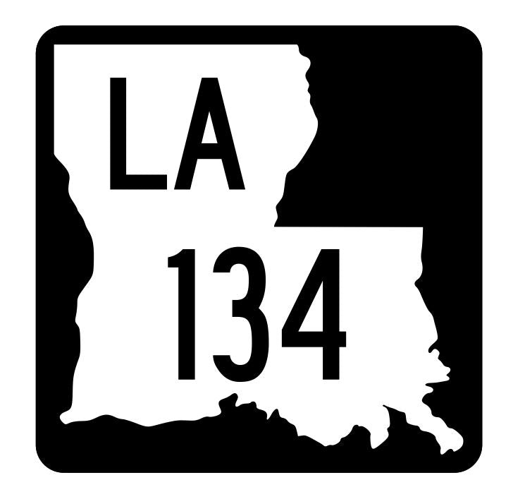 Louisiana State Highway 135 Sticker Decal R5850 Highway Route Sign