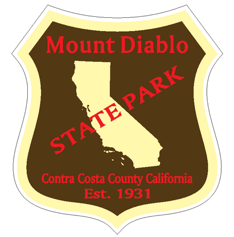 Mount Diablo State Park Sticker R6676 California