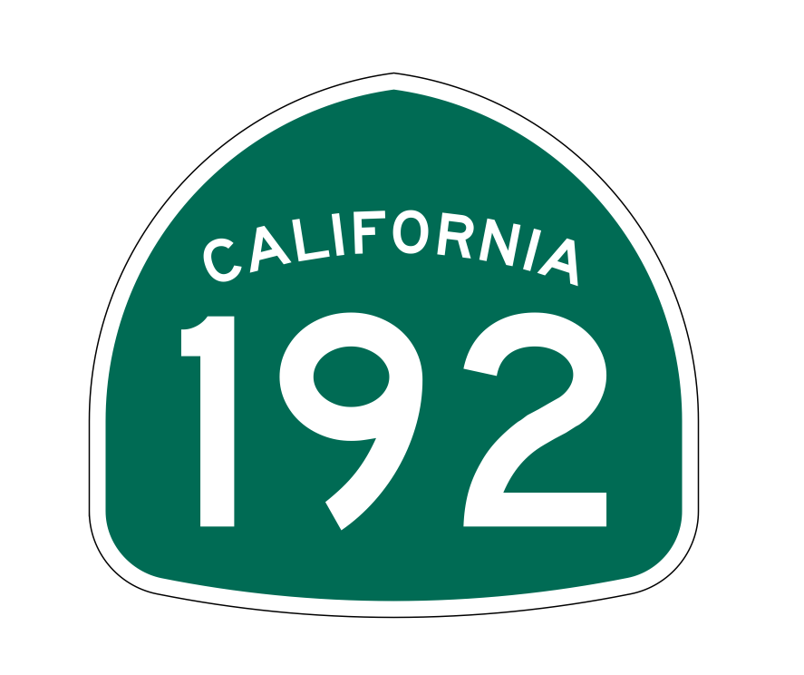 California State Route 192 Sticker Decal R1257 Highway Sign - Winter Park Products