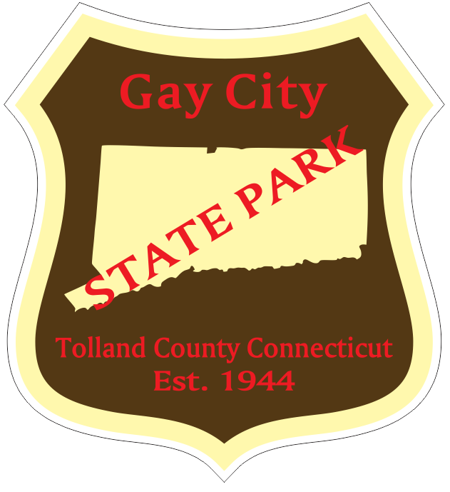 Gay City Connecticut State Park Sticker R6884