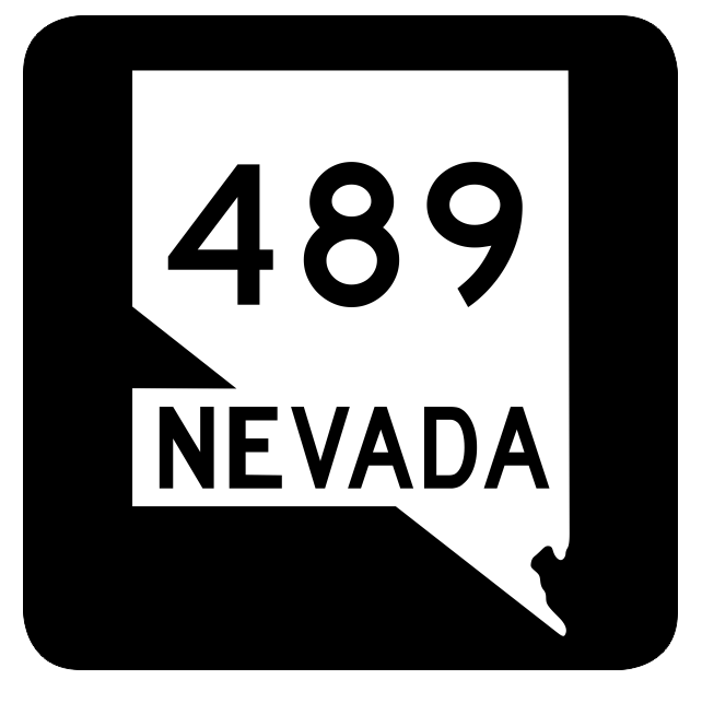 Nevada State Route 489 Sticker R3074 Highway Sign Road Sign