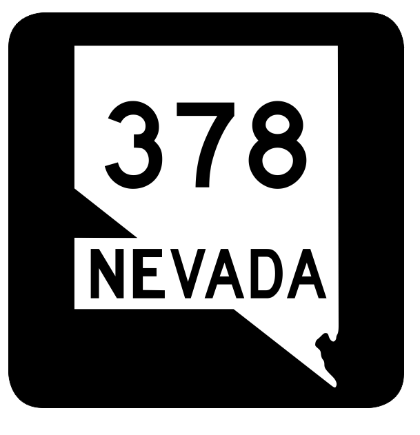 Nevada State Route 378 Sticker R3051 Highway Sign Road Sign