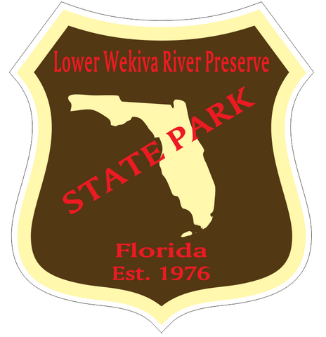 Lower Wekiva River Preserve Florida State Park Sticker R6761