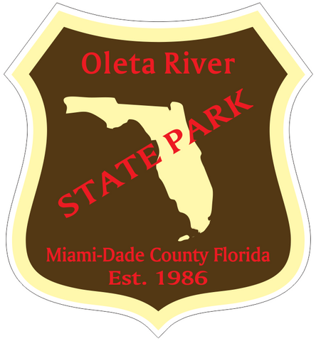 Oleta River Florida State Park Sticker R6771