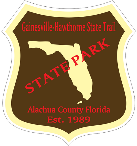 Gainesville-Hawthorne State Trail Florida State Park Sticker R6818