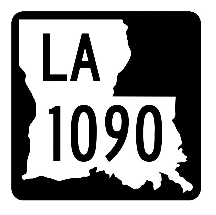 Louisiana State Highway 1090 Sticker Decal R6341 Highway Route Sign