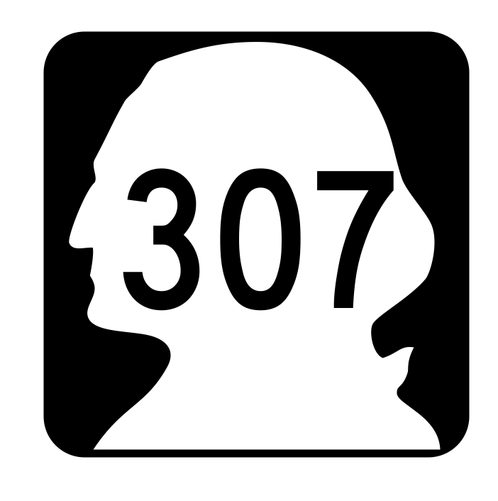 Washington State Route 307 Sticker R2903 Highway Sign Road Sign