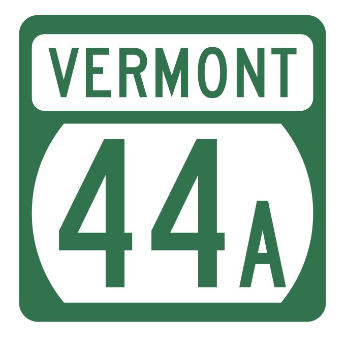 Vermont State Highway 44A Sticker Decal R5289 Highway Route Sign