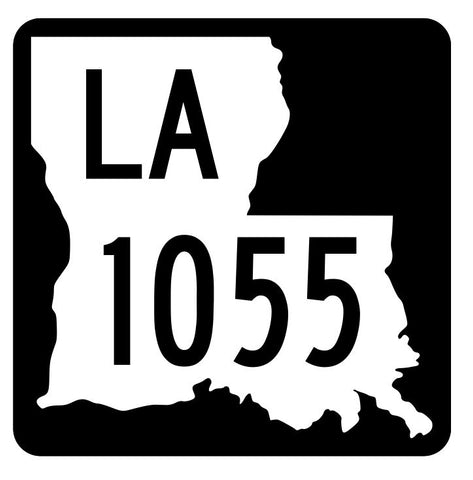 Louisiana State Highway 1055 Sticker Decal R6314 Highway Route Sign