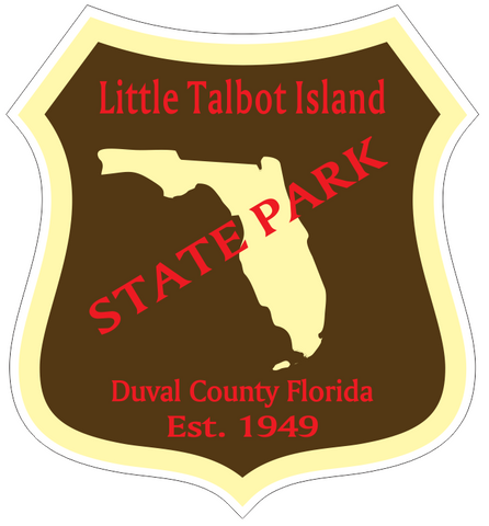 Little Talbot Island Florida State Park Sticker R6758