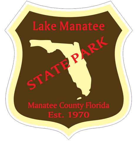 Lake Manatee Florida State Park Sticker R6754