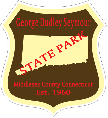 George Dudley Seymour Connecticut State Park Sticker R6885