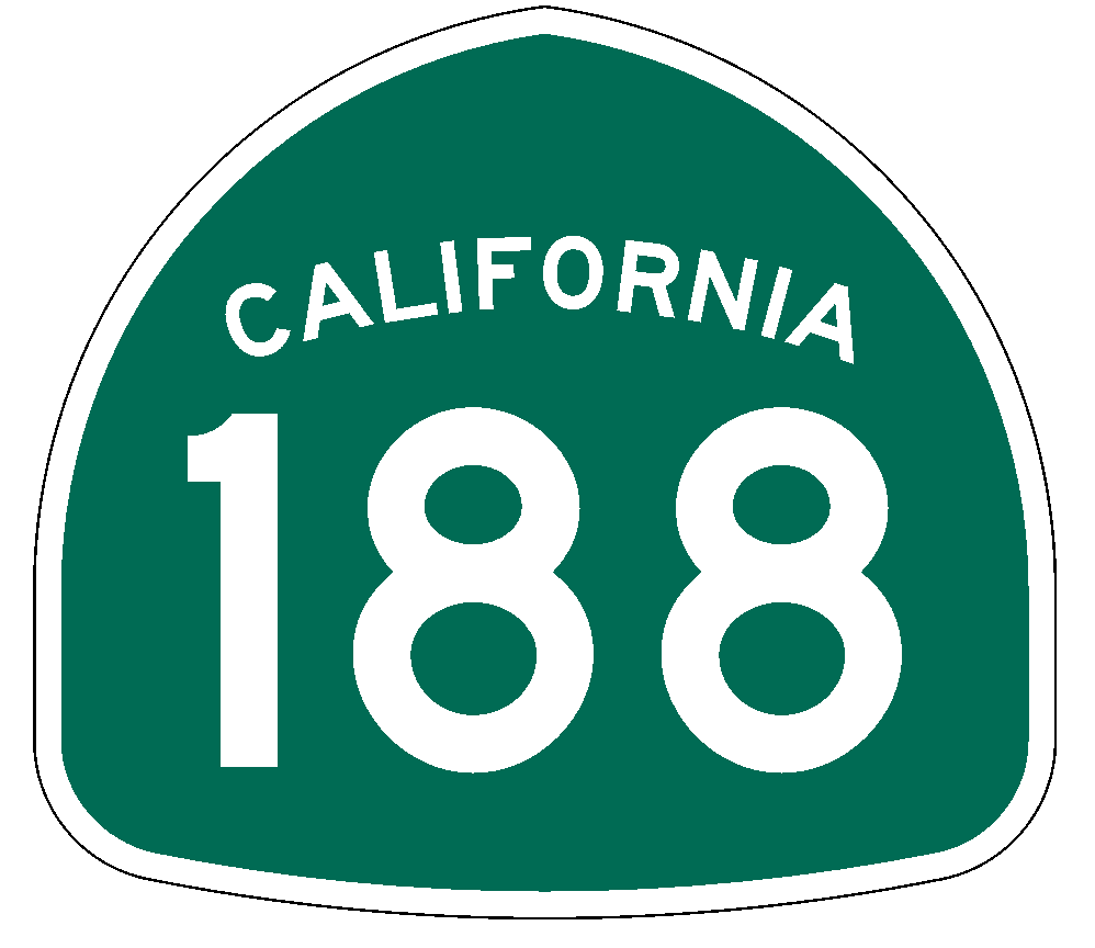 California State Route 188 Sticker Decal R1019 Highway Sign Road Sign - Winter Park Products