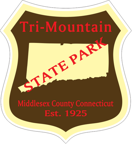 Tri-Mountain Connecticut State Park Sticker R6948