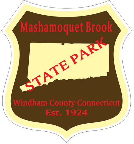 Mashamoquet Brook Connecticut State Park Sticker R6911