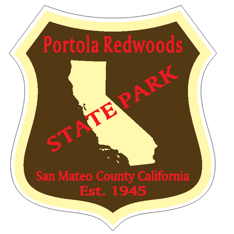 Portola Redwoods State Park Sticker R6684 California