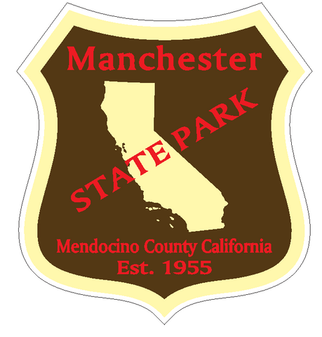 Manchester State Park Sticker R6672 California