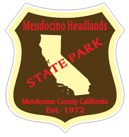 Mendocino Headlands State Park Sticker R6673 California