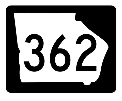 Georgia State Route 362 Sticker R4024 Highway Sign Road Sign Decal