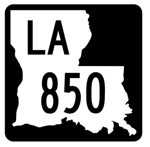 Louisiana State Highway 850 Sticker Decal R6145 Highway Route Sign