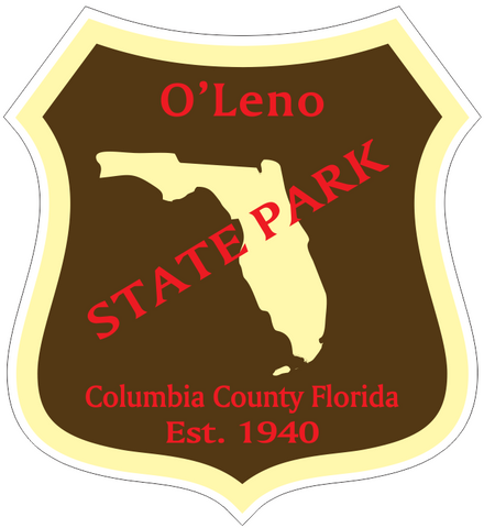 O'Leno Florida State Park Sticker R6769