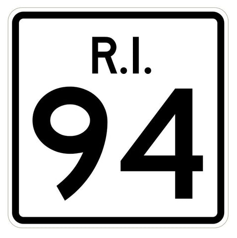 Rhode Island State Road 94 Sticker R4231 Highway Sign Road Sign Decal