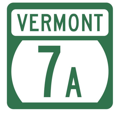 Vermont State Highway 7A Sticker Decal R5266 Highway Route Sign